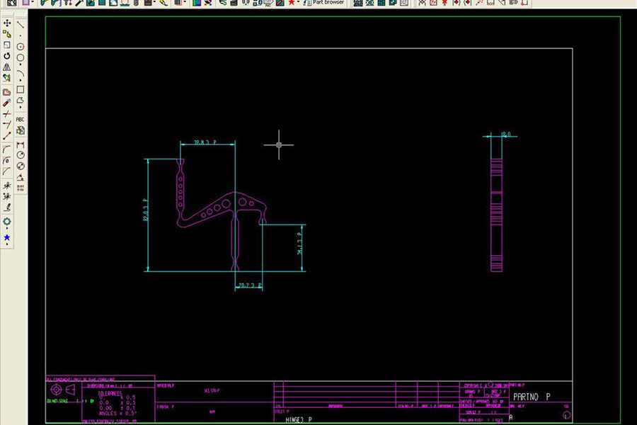 Cutting Services CAD Drawing