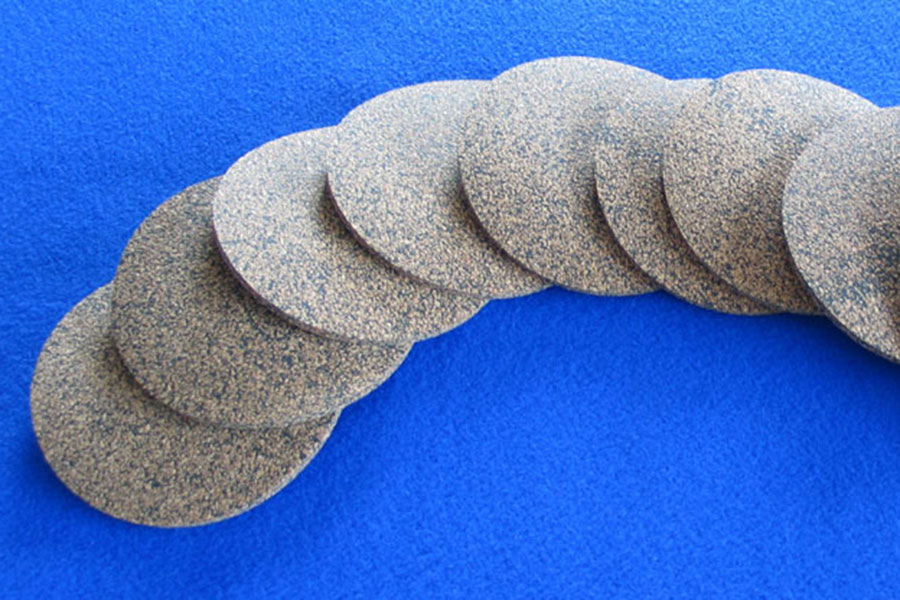 Rubber Bonded Cork Discs